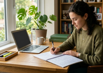 A psicologia diz que pessoas que ainda estudam com caderno, em vez de depender só do notebook, não estão sendo antiquadas, elas aprendem com mais profundidade do que muitos percebem