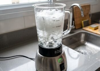 O truque para lavar o liquidificador em menos de 1 minuto sem desmontar as peças e sem fazer bagunça
