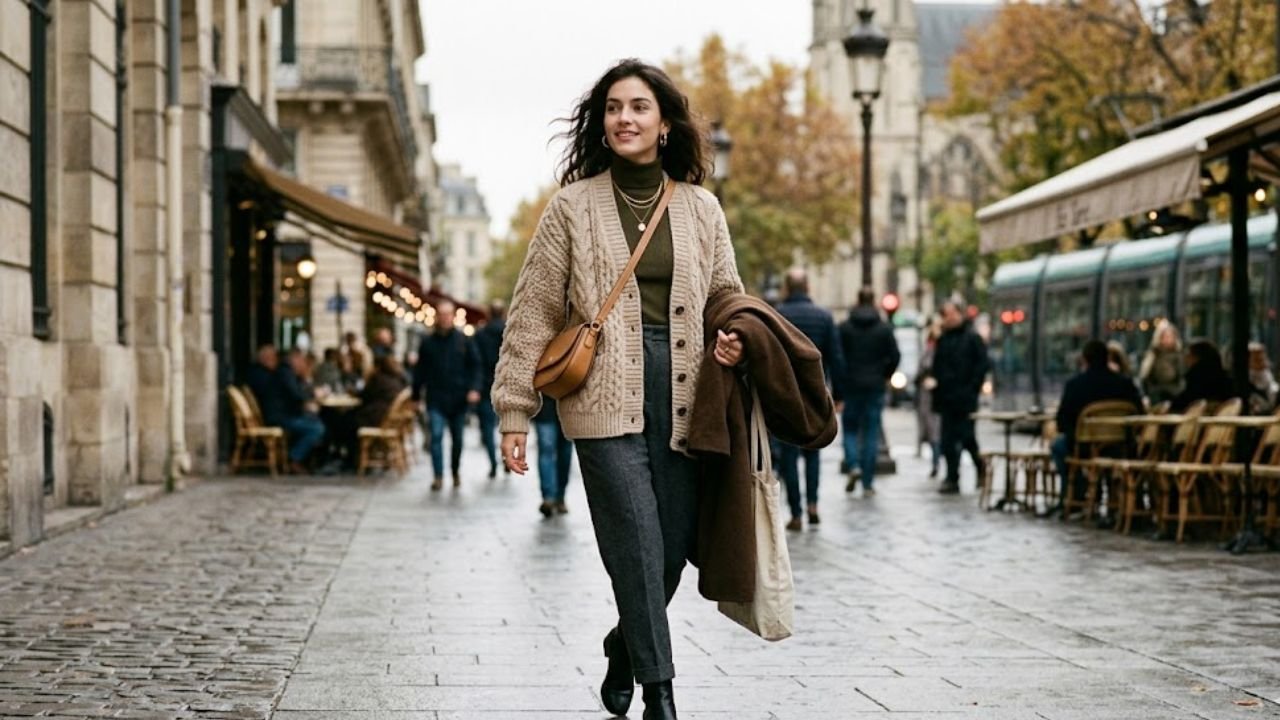 looks com cardigan