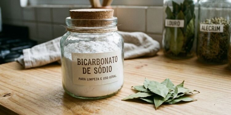 louro com bicarbonato