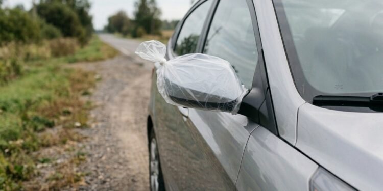 Saco plástico no espelho retrovisor: o que significa e por que é necessário fazê-lo