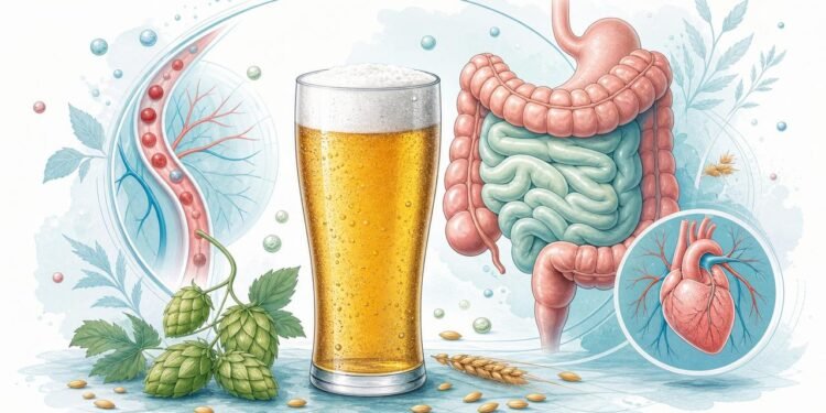 O que a cerveja de fato causa no intestino e na saúde cardiovascular