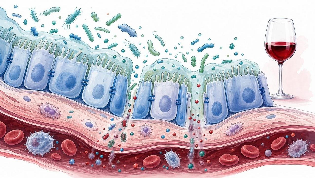 Alterações na microbiota e na barreira intestinal ajudam a explicar a inflamação.