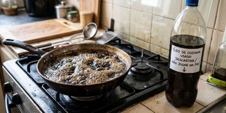 A contagem de reaproveitamentos depende diretamente do tipo de alimento frito na panela