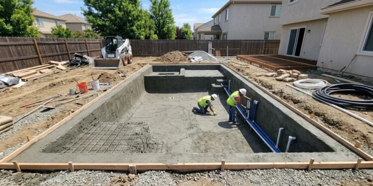 Quanto custa construir uma piscina em junho de 2026?