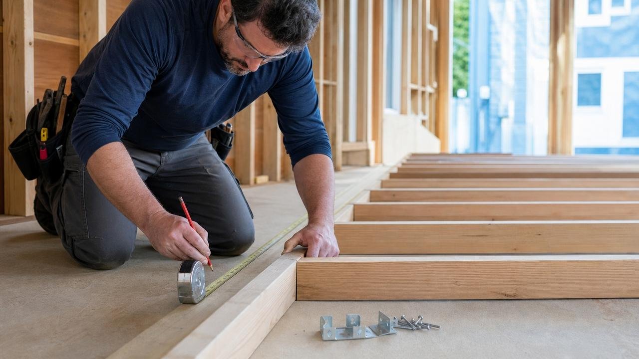 Modulação estrutural com espaçamento repetido reduz erros e acelera o trabalho.