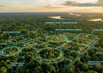 Arqueólogos encontram ruínas antigas embaixo da Floresta Amazônica