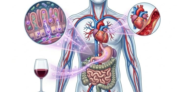 O que o vinho tinto faz no intestino e na sua saúde cardiovascular