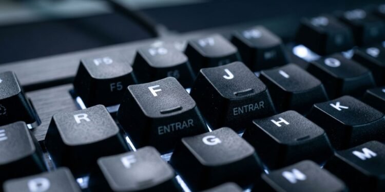 relevos do teclado