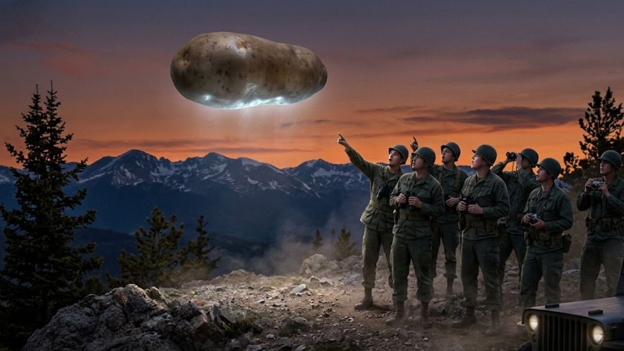 ovni em formato de batata