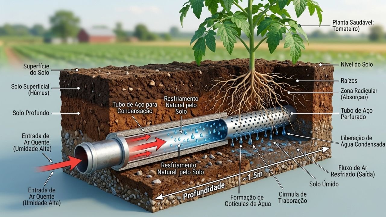 sistema de irrigação de baixo custo
