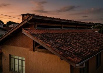 O que significa ouvir estalos frequentes no telhado durante a noite
