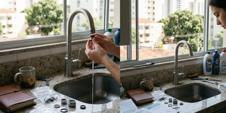 A remoção do aerador de metal exige apenas paciência e o uso de ferramentas básicas que a maioria das pessoas possui em casa