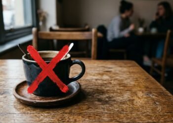 trocar o café por chás
