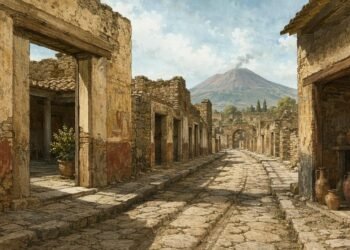 Uma cidade inteira ficou congelada no tempo por quase 1.700 anos sob as cinzas de um vulcão