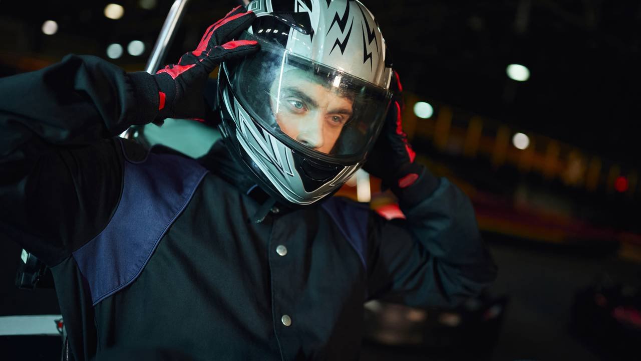viseira do capacete
