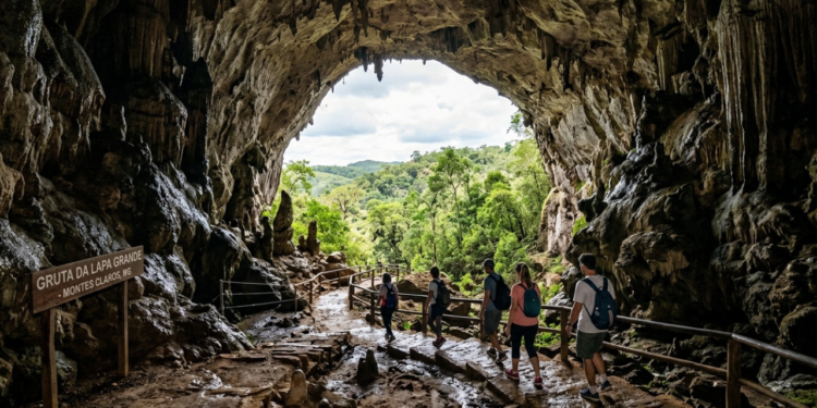 Uma gruta com 50 cavernas dentro na Princesa do Norte de Minas guarda o maior parque urbano de cavernas do estado