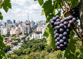 A Capital da Uva, fundada em 1949, atrai visitantes com festas das frutas e degustações de vinhos a 76 km de São Paulo