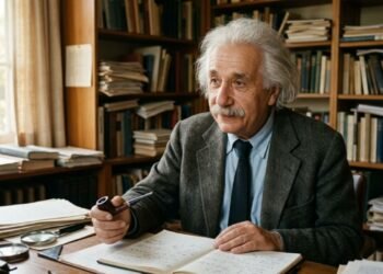 A frase de Albert Einstein, sobre como alcançar o sucesso: “Não tente se tornar um homem de sucesso, tente se tornar um homem de valor.”