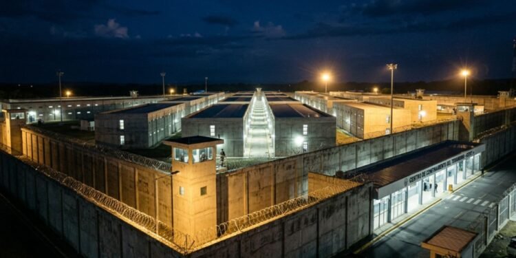 O Centro de Confinamento do Terrorismo foi construído para isolar milhares de detentos perigosos