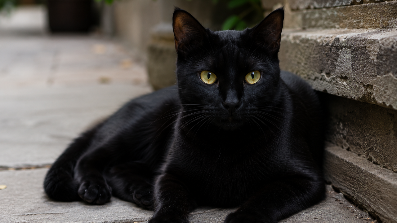 O que significa ter um gato preto em casa