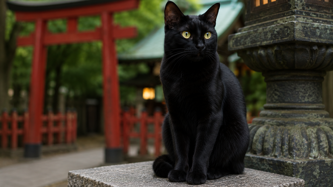 O que significa ter um gato preto em casa