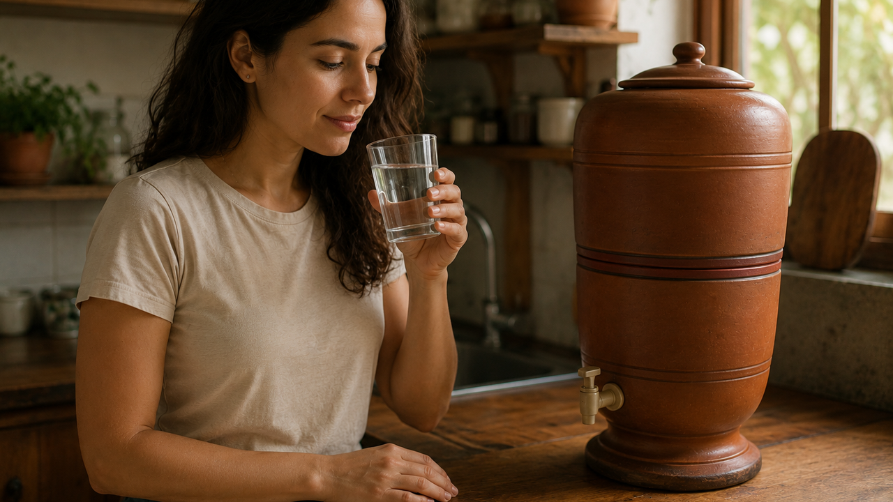 O que significa ter um filtro de barro antigo