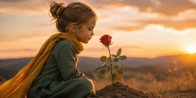 A citação do dia do Pequeno Príncipe sobre o amor: “Foi o tempo que passaste com a tua rosa que a fez tão importante.”