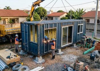 Casa contêiner de 30 m² com dois quartos por R$ 74 mil