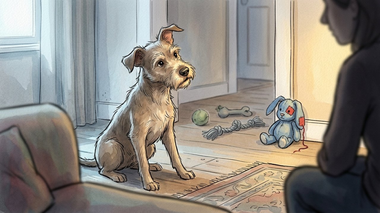 Por que cães inclinam a cabeça ao ouvir brinquedos conhecidos