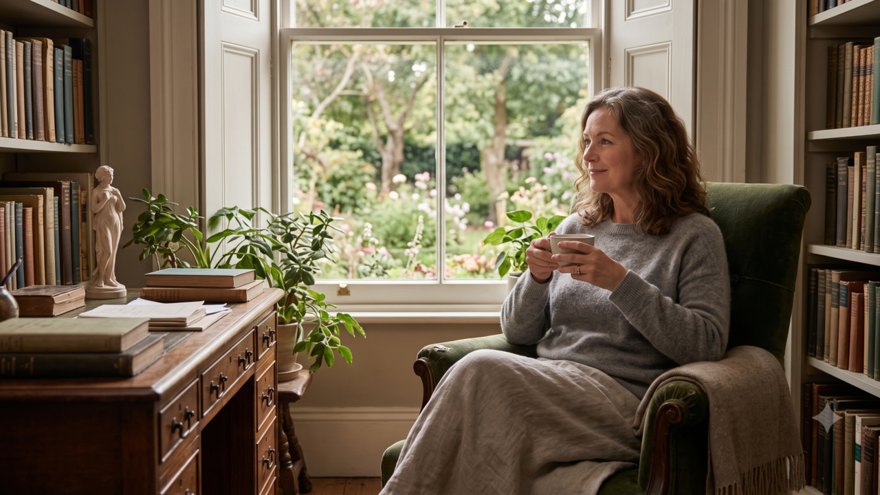Citação de Oscar Wilde, escritor irlandês: “Amar a si mesmo é o começo de um romance para toda a vida.” A reflexão sobre a importância de cultivar respeito e carinho por quem você é