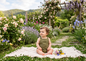 10 nomes bonitos para bebês inspirados em flores, jardins e cores da natureza