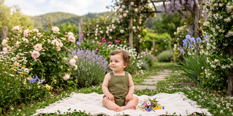 10 nomes bonitos para bebês inspirados em flores, jardins e cores da natureza
