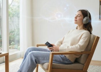 A neurociência mostra como as frequências sonoras favorecem o relaxamento sem promessas milagrosas