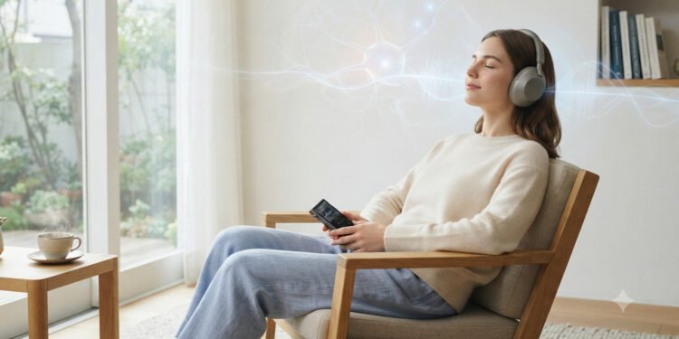 A neurociência mostra como as frequências sonoras favorecem o relaxamento sem promessas milagrosas