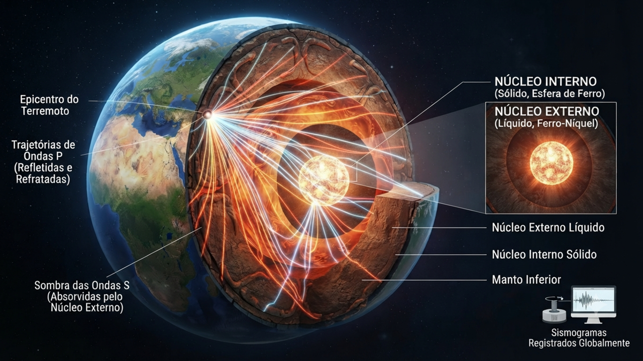 Núcleo interno da Terra