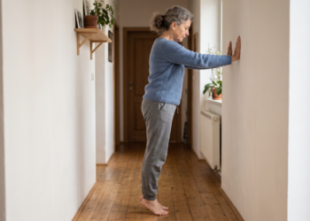 Especialistas em movimento revelam, o exercício na parede que ajuda mulheres 60+ a fortalecer as panturrilhas e sentir mais firmeza ao caminhar