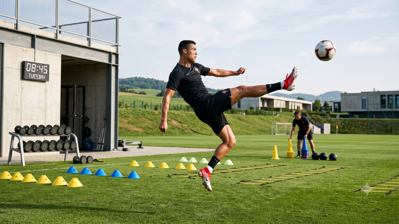 Frase do dia de Cristiano Ronaldo: “Sem rotina forte, o talento perde força”, a lição poderosa sobre consistência, treino diário e por que dom sem repetição não sustenta resultados