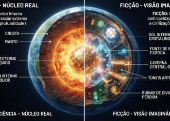 Ciência revela por que o núcleo terrestre é diferente das cenas de catástrofe do cinema