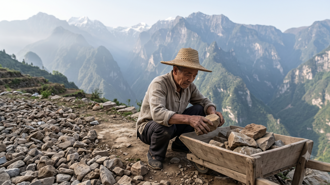 Provérbio chinês do dia: “Quem move uma pedra por vez entende a força dos pequenos avanços antes de atravessar a montanha”
