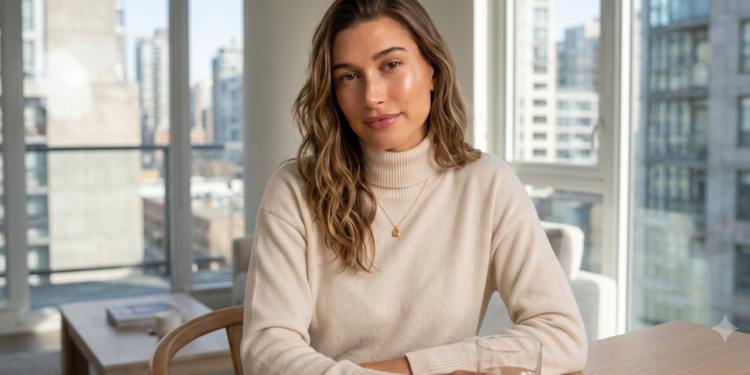 A maquiadora explica que quem gosta do visual glow de Hailey Bieber deve evitar bases muito pesadas. O melhor é apostar em produtos leves e viçosos para um acabamento natura
