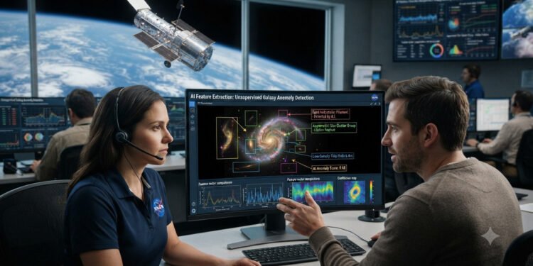 A inteligência artificial revela fenômenos cósmicos esquecidos por décadas nas imagens do Hubble