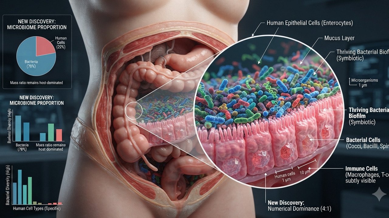 bactérias no corpo humano