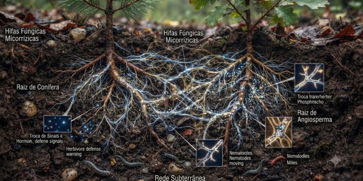 Pesquisas explicam como as plantas se comunicam pelo solo para proteger outras espécies