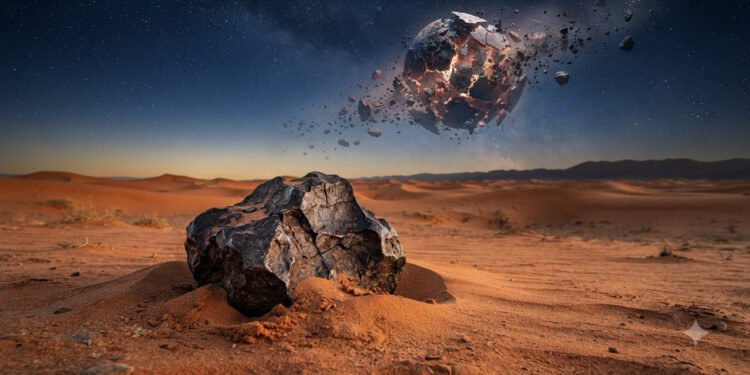 Cientistas investigam meteorito que pode ter vindo de um mundo do tamanho da Lua