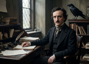 A citação de Edgar Allan Poe, que morreu em 1849, permanece relevante após dois séculos: "O homem agora é mais ativo, mas não mais feliz."