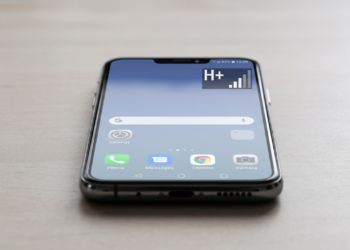 O que significa o símbolo H+ que aparece no celular 