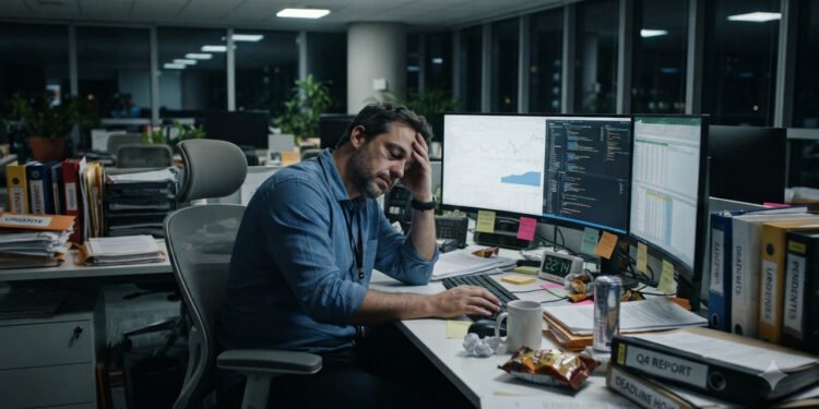 Uma regra pouco falada sobre o mercado atual revela por que a exaustão no trabalho virou status