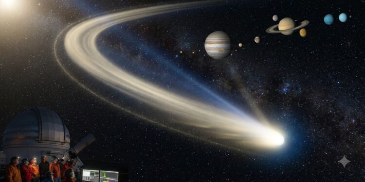 A astronomia estuda como um cometa diferente pode revelar segredos do cosmos