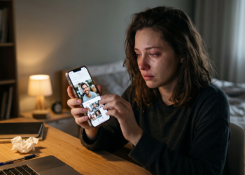 Um cérebro de luto trata lembranças digitais como gatilhos de recaída, os mesmos circuitos ligados à busca por recompensa reaparecem quando a pessoa revê fotos, prints e conversas antigas